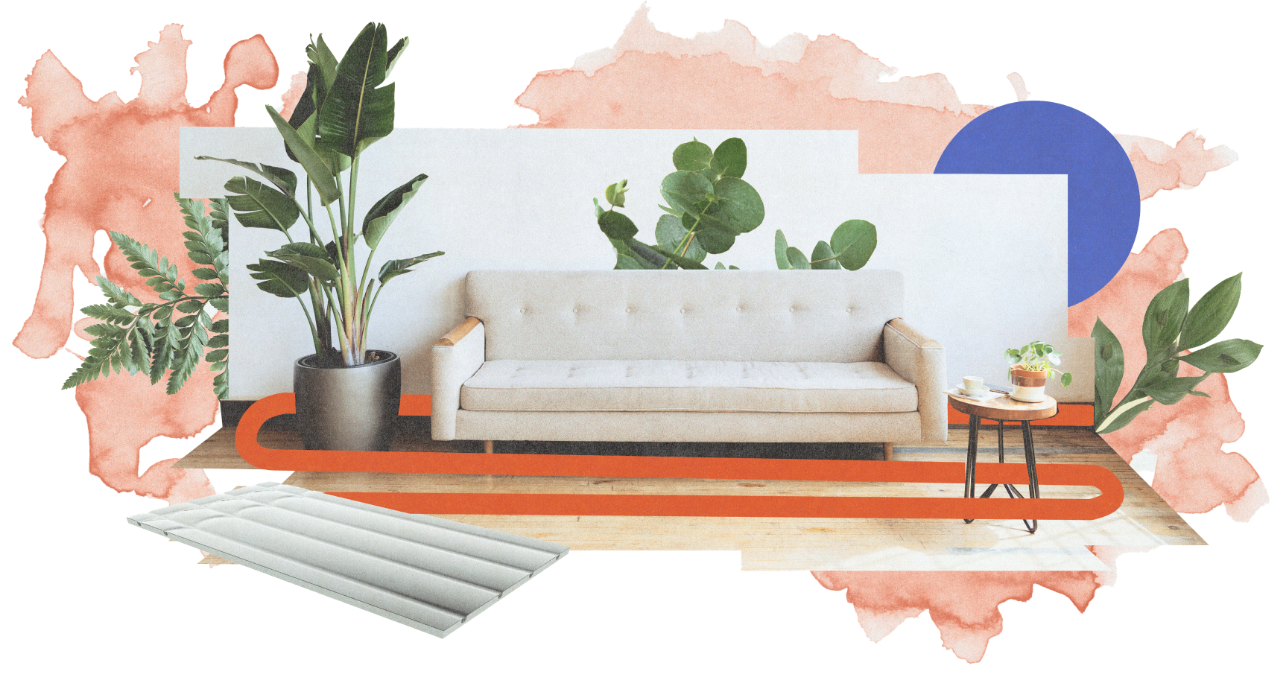 wizualizacja salonu z ogrzewaniem podłogowym (bez tła)